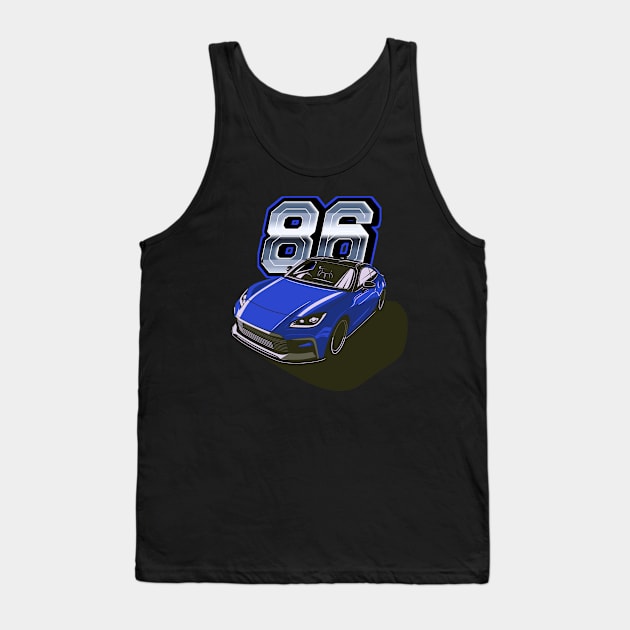 GR86 (blue) Tank Top by Rezall Revolution